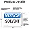 Signmission Solvent, 14 in W x Rectangle, Vinyl Decal OS-2PACK-NS-D-1014-L-18367 - alternate 6
